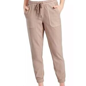 Athleta Farallon Jogger Mocha Latte Tan Plus Sz 24 NWT $98 Organic Stretch